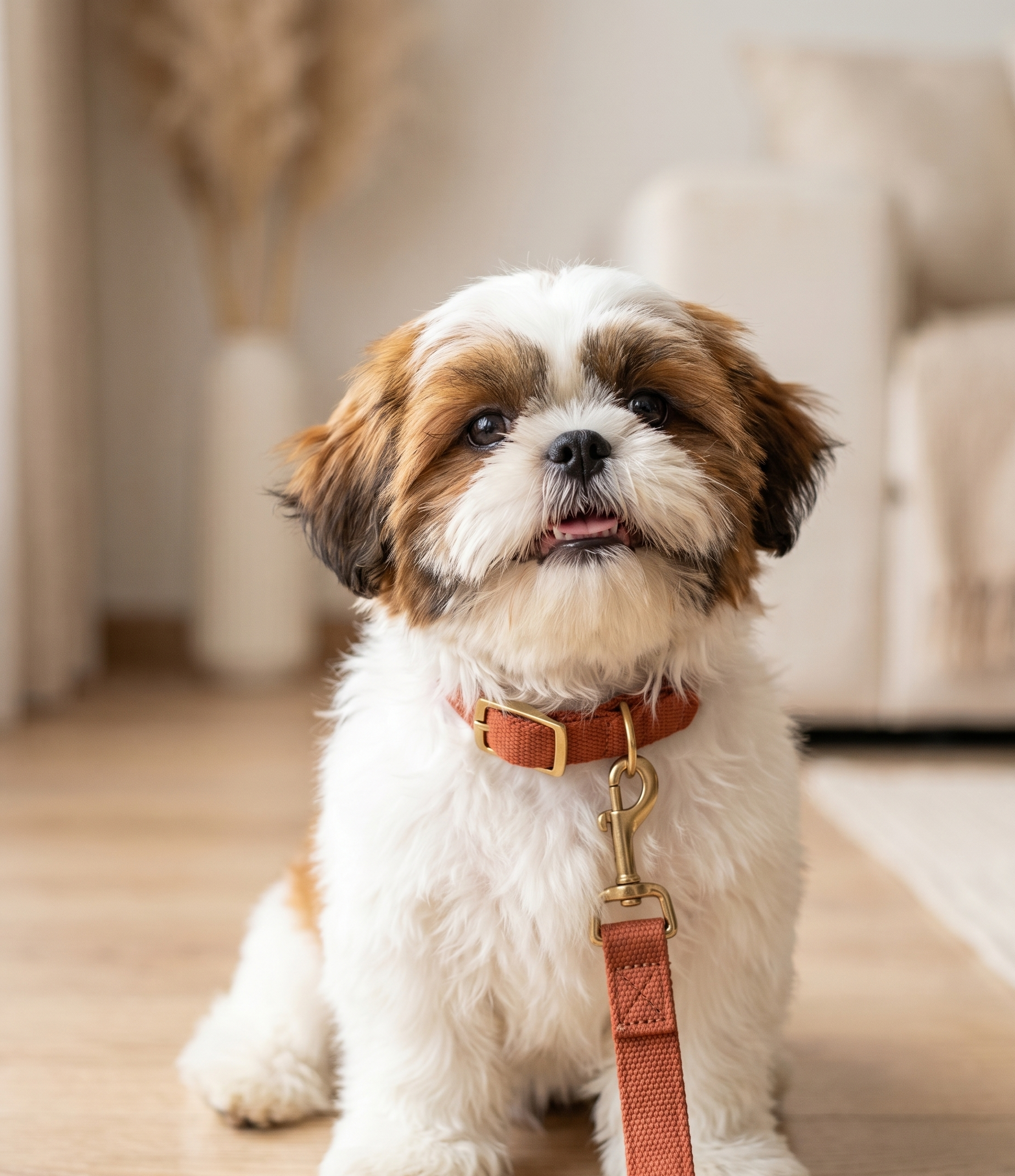 Shih Tzu con accesorio bordado Huella Kin